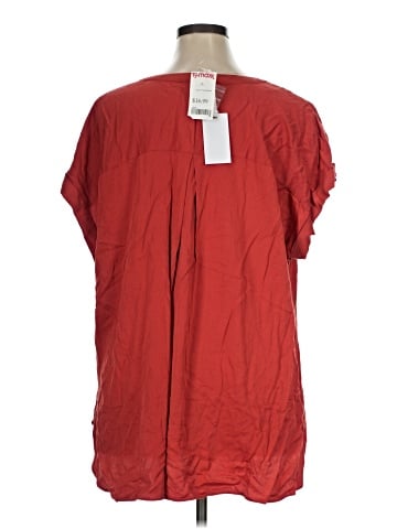 Rose + Olive Short Sleeve Henley (view 2)