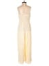 Allie Rose Solid Ivory Jumpsuit Size S - photo 2