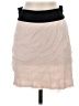 Express Solid Tan Formal Skirt Size S - photo 1
