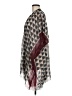 POOL TO PARTY 100% Polyester Burgundy Tan Kimono One size - photo 5