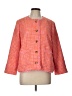 J.Jill 100% Polyester Tweed Orange Blazer Size L - photo 1