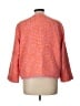 J.Jill 100% Polyester Tweed Orange Blazer Size L - photo 2