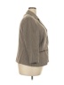 Sweet 100% Polyester Houndstooth Brown Blazer Size 20 - photo 4