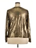 Porridge Metallic Solid Gold Long Sleeve Top Size 2X - photo 2