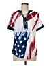 Unbranded Ivory Short Sleeve Henley Size M - photo 1