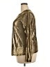 Porridge Metallic Solid Gold Long Sleeve Top Size 2X - photo 5