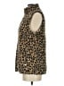Calvin Klein 100% Polyester Animal Print Gold Vest Size S - photo 5