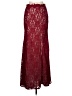 Sequin Hearts Burgundy Formal Skirt Size 9 - photo 1