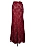 Sequin Hearts Burgundy Formal Skirt Size 9 - photo 2