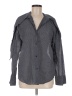 Zara Gray Long Sleeve Blouse Size M - photo 1