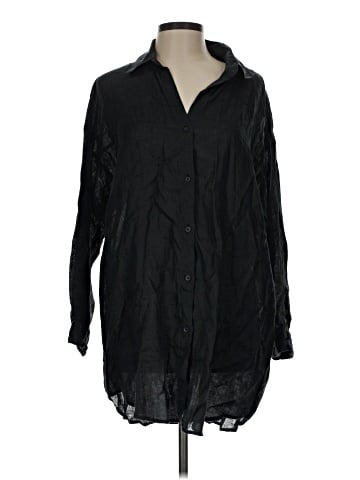 Calzedonia 3/4 Sleeve Button-Down Shirt (view 1)
