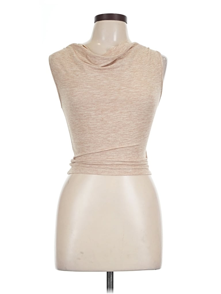 Pre-owned Dazy Sleeveless T-shirt In Tan
