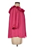 Trina Turk 100% Polyester Pink 3/4 Sleeve Blouse Size M - photo 4
