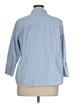 L.L.Bean 3/4 Sleeve Button-Down Shirt (view 2)