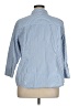 L.L.Bean 100% Cotton Blue 3/4 Sleeve Button-Down Shirt Size 1X - photo 2