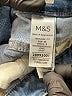M&S Solid Blue Jeans Size 12 Long - photo 8