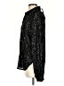 Catherine Malandrino Metallic Black Long Sleeve Blouse Size S - photo 5