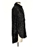 Catherine Malandrino Metallic Black Long Sleeve Blouse Size S - photo 4
