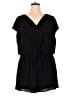 She + Sky 100% Polyester Solid Black Romper Size XL - photo 1