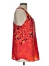 Collective Concepts 100% Polyester Orange Sleeveless Blouse Size L - photo 4