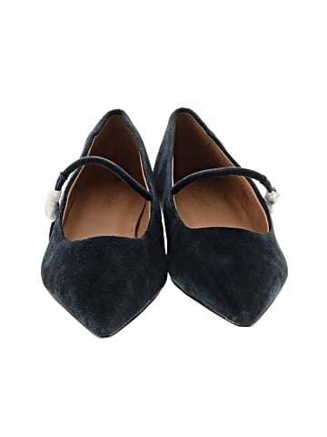Madewell The Elsie Mary Jane Flat in Suede (view 2)