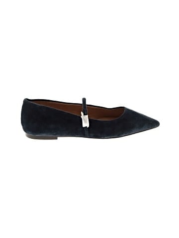 Madewell The Elsie Mary Jane Flat in Suede (view 1)