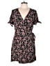 Ann Taylor LOFT 100% Rayon Floral Black Romper Size 12 - photo 1