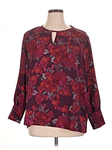Christopher & Banks 3/4 Sleeve Blouse (view 1)