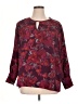 Christopher & Banks 100% Polyester Burgundy 3/4 Sleeve Blouse Size XL (petite) - photo 1