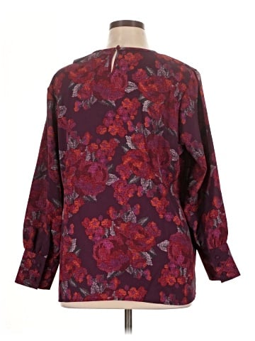 Christopher & Banks 3/4 Sleeve Blouse (view 2)