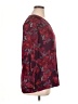 Christopher & Banks 100% Polyester Burgundy 3/4 Sleeve Blouse Size XL (petite) - photo 4