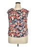 Lauren Conrad 100% Polyester Orange Sleeveless Blouse Size XL - photo 1