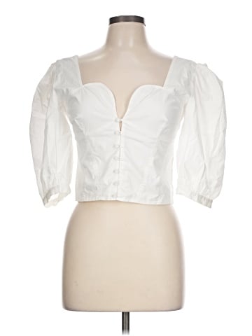 Jonathan Simkhai 3/4 Sleeve Blouse (view 1)