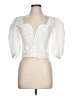 Jonathan Simkhai White 3/4 Sleeve Blouse Size L - photo 1