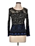 Nic + Zoe Blue Pullover Sweater Size L - photo 1