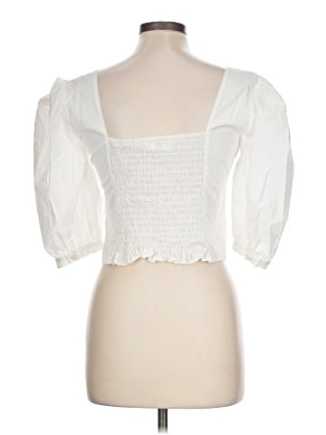 Jonathan Simkhai 3/4 Sleeve Blouse (view 2)