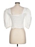Jonathan Simkhai White 3/4 Sleeve Blouse Size L - photo 2