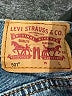 Levi's 100% Cotton Blue Denim Shorts Size 29 waist - photo 3