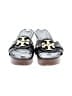 Tory Burch 100% Leather Black Wedges Size 9 - photo 2