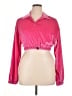 Miss Selfie 100% Polyester Pink Pullover Sweater Size XL - photo 1