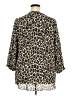 Vince Camuto 100% Polyester Animal Print Ivory 3/4 Sleeve Blouse Size 2X - photo 2