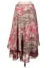 Wevez Paisley Pink Silk Skirt Size M - photo 1
