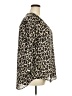 Vince Camuto 100% Polyester Animal Print Ivory 3/4 Sleeve Blouse Size 2X - photo 4