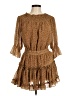 Mustard Seed 100% Polyester Animal Print Brown Casual Dress Size M - photo 1