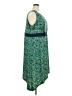 Catherines Paisley Green Casual Dress Size 3X - photo 4