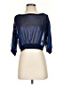 Jennifer Lopez 100% Polyester Blue 3/4 Sleeve Blouse Size XS - photo 1