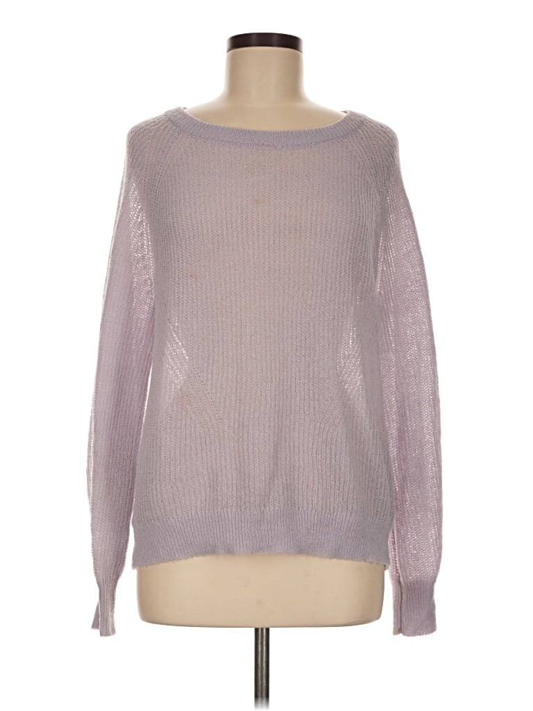 Pre-owned Ann Taylor Loft Pullover Sweater In Purple
