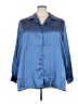 Kathie Lee 100% Polyester Blue 3/4 Sleeve Blouse Size 28W - photo 1