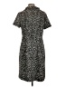 Perceptions Animal Print Black Casual Dress Size 16 - photo 2