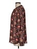 Ann Taylor LOFT 100% Polyester Paisley Black Long Sleeve Blouse Size M - photo 5